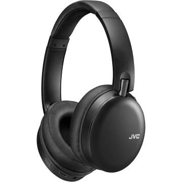 JVC HAS91NBU, Active Noise Cancelling Bluetooth Headphones, Black