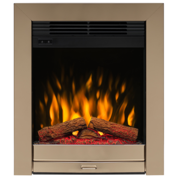 Dimplex Luna LNA16NG, 16", Electric Optiflame Fire, Gold