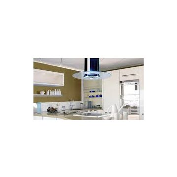 Luxair LA90RNDISLCH, 90cm, Round Island Hood, Chrome