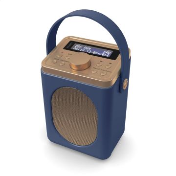 Majority LSHDABMIDUK, Portable DAB Radio w/ Bluetooth, Blue