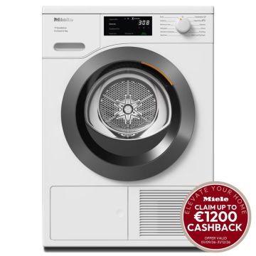 Miele TED645, 9KG, Heat Pump Tumble Dryer, White