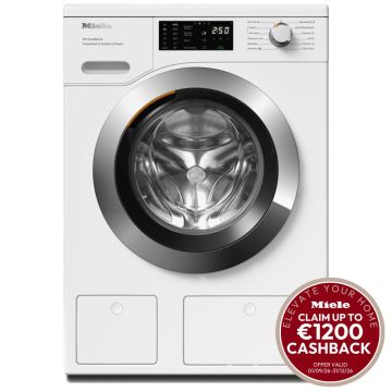 Miele WEG885, 9kg, 1400rpm, Washing Machine, White