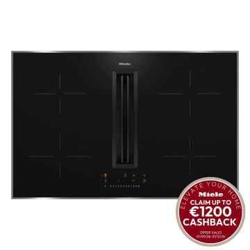 Miele KMDA7272FRU, Venting Hob, Black