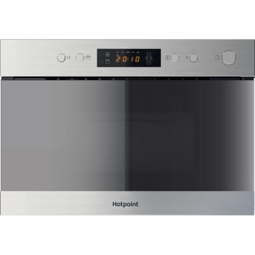 Hotpoint MN3141IX, Built-In Microwave w/ Grill, Stainless Steel