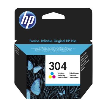 HP N9K05AE, No. 304 - Tricolour Ink 