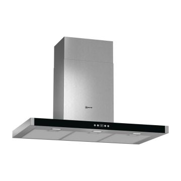Neff N70 D95BMP5N0B, 90cm, Chimney Hood, Stainless Steel
