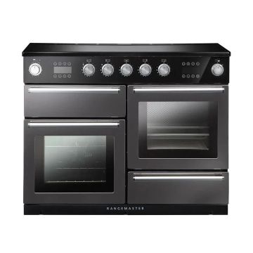 Rangemaster NEX110SOEISL/C, Nexus Induction 110cm Range Cooker,Slate with Chrome Trim