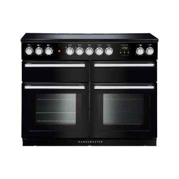 Rangemaster Nexus SE NEXSE110EIBL/C, Electric Range Cooker W/ Induction Hob, Black