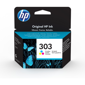 HP 303 T6N01AE, Tri-Colour Original Ink Cartridge