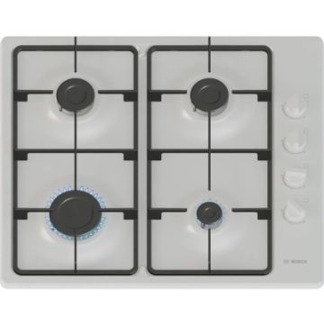 Bosch Series 2 PBP6B2K60, 60cm, Gas Hob, White