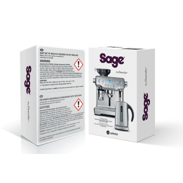 Sage SES007NEU0NEU1, Descaler for Coffee Machines (4 Pack)