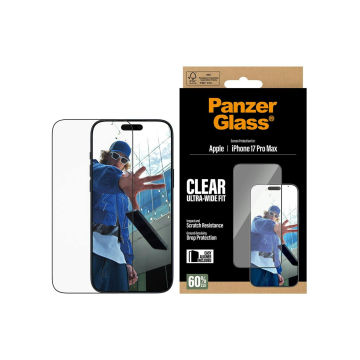 PanzerGlass PG66497, Screen Protector for iPhone 17 Pro Max