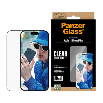 PanzerGlass PG99748, Screen Protector for iPhone 17 Pro