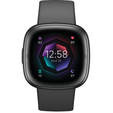 Fitbit Sense 2 79FB521BKGB, Advanced Health & Fitness Smartwatch, Shadow Grey