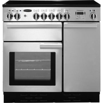 Rangemaster Professional, PROP90EISS/C, 90cm, All Electric, Range Cooker, Stainless Steel