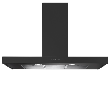Rangemaster UNBHDS90SL, 90CM, Slimline Chimney Hood, Black