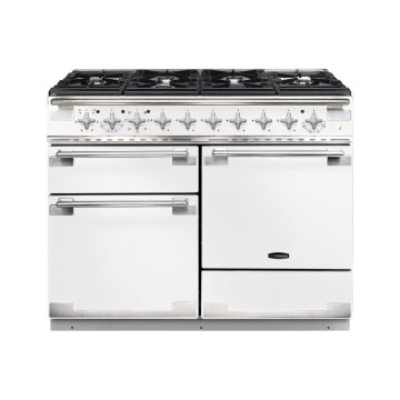 Rangemaster ELS110DFFWH/, Elise Dual Fuel 110cm Range Cooker,White