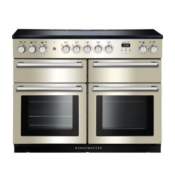 Rangemaster NEXSE110EIIV/C, Nexus Induction 110cm Range Cooker,Ivory with Chrome Trim