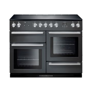 Rangemaster NEX110EISL/C, Nexus Induction 110cm Range Cooker,Slate with Chrome Trim