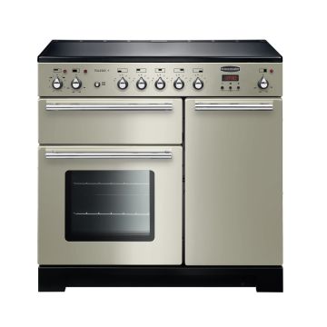 Rangemaster TOLP90EIIV/C, Toledo+ Induction 90cm Range Cooker,Ivory with Chrome Trim