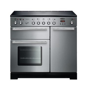 Rangemaster TOLP90EISS/C, Toledo+ Induction 90cm Range Cooker,Stainless Steel with Chrome Trim