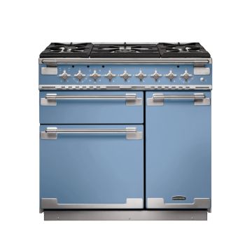 Rangemaster ELS90DFFCA/, Elise Dual Fuel 90cm Range Cooker,China Blue