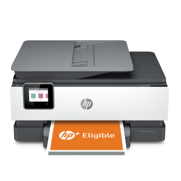 HP OfficeJet Pro 8022e, All-in-One Wireless Printer w/ Touch Screen, White & Grey (229W7B)