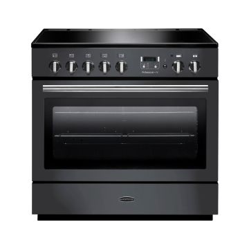Rangemaster PROP90FXEISL/C, Professional Plus Induction 90cm Range Cooker,Slate with Chrome Trim