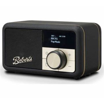 Roberts REVPETITEBK,  Dab/FM Bluetooth Radio, Black