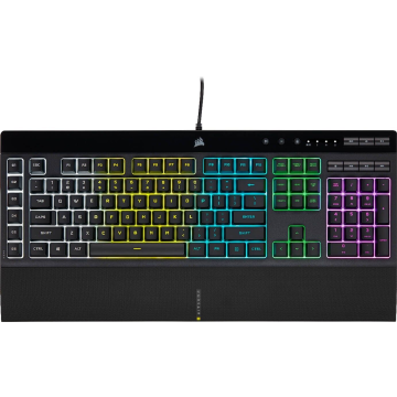 Corsair K55 RGB Pro 106CH9226765UK, Gaming Keyboard w/ RGB Lighting, Black 