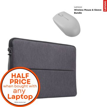Lenovo SSLNVOSLEEVEBUN, Wireless Mouse & Laptop Sleeve Bundle