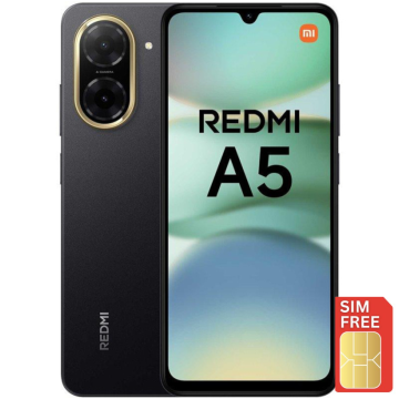 Xiaomi Redmi A5 MZB0JSEEU, Sim Free Mobile Phone, Black