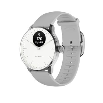Withings ScanWatch Light 78HWA11MODEL3ALLINT, 37mm, Hybrid Smart Watch, Pearl White