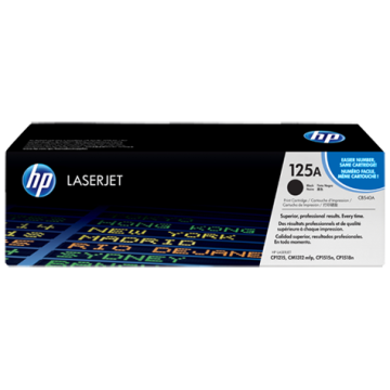 HP CB540A, Black Original LaserJet Toner Cartridge