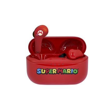 Super Mario SM0894, Wireless Earphones, Red