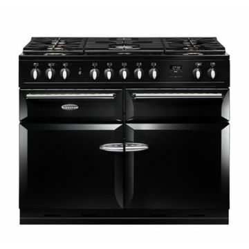 Waterford Stanley SDL110DFBLK, Supreme Deluxe, 110cm, Dual Fuel Range Cooker, Black