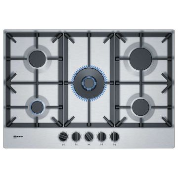 Neff T27DS59N0, 75cm, Gas Hob, Stainless Steel