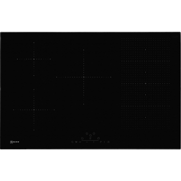 Neff T58FD20X0, 80cm, 5 Cooking Zones, Electric Induction Hob, Black