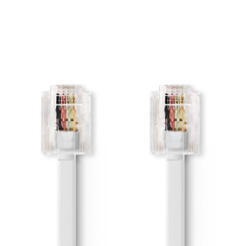 DFE 296910, 7.5M RJ11 Telephone Cable