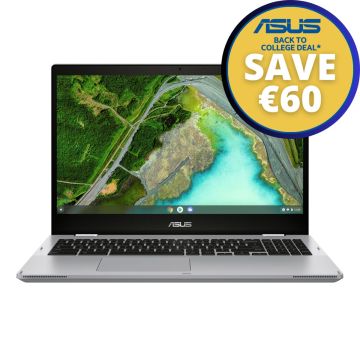 Asus CX1500CKABR0007, 15.6", 4GB/64GB, Chromebook Laptop, Silver