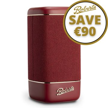 Roberts 330BR, Beacon 330, Portable Bluetooth Speaker, Berry Red