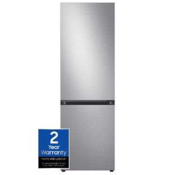 Samsung RB33B610ESA, 185 x 60cm, 230/114L, Total No Frost Fridge Freezer, Silver 