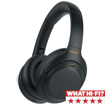 Sony WH1000XM4BCE7, Wireless Over-Ear Noise Cancelling Headphones, Black