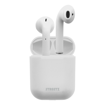 Streetz TWS004, In-Ear True Wireless Earbuds, White