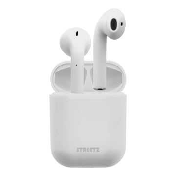 Streetz TWS004, In-Ear True Wireless Earbuds, White