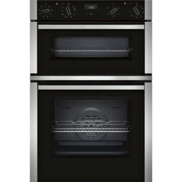 Neff U1ACE2HN0B, CircoTherm, Built-In Double Oven, Stainless Steel