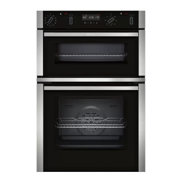 Neff U2ACM7HH0B, Electric Double Oven, Stainless Steel