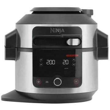 Ninja Foodi OL550UK, 11-in-1 Multicooker, Stainless Steel & Black