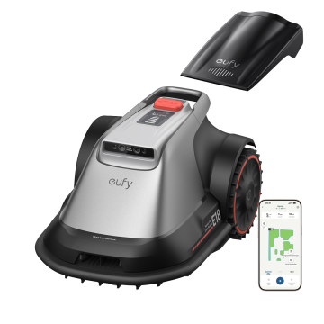 Eufy E18 T28012A1, Robot Lawn Mower, Silver/Black