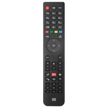 One For All URC1918, Walker, Nordmende, Finlux, iDeal and Luxor TV, Replacement Remote Control, Black